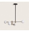 Suspension Métal et Verre Bull 4 - 108804 - vue 1