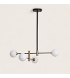 Suspension Métal et Verre Bull 4 - 108804 - vue 2