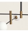 Suspension Métal et Verre Bull 4 - 108804 - vue 4