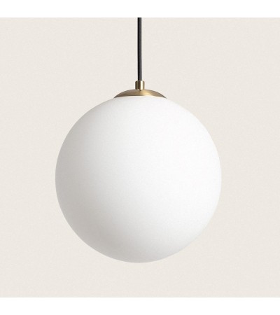 Suspension Métal et Verre Moonlight Brass