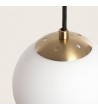 Suspension Métal et Verre Moonlight Brass 3 Spots - 105238 - vue 4