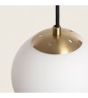 Suspension Métal et Verre Moonlight Brass 5 Spots - 105232 - vue 3