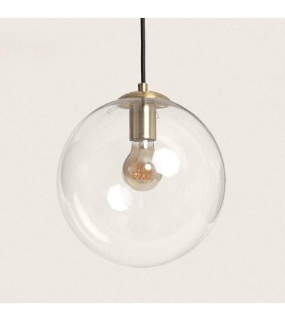 Suspension Métal et Verre Moonlight Clear