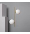 Suspension Métal et Verre Moonlight Double - 83994 - vue 3