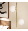 Suspension Métal et Verre Moonlight Double - 83994 - vue 5