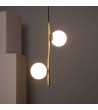 Suspension Métal et Verre Moonlight Double - 83994 - vue 7