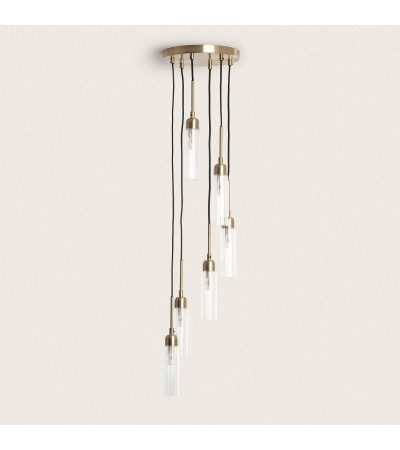 Suspension Métal et Verre Sest Iraide