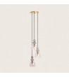 Suspension Métal et Verre Tri Baudelaire - 96722 - vue 1