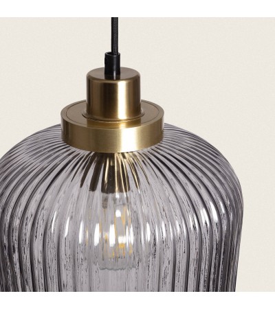 Suspension Métal et Verre Windsor - 95901 - vue 7