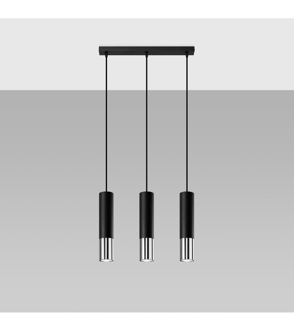 Suspension Métal Loopez 3L SOLLUX - 96467 - vue 1