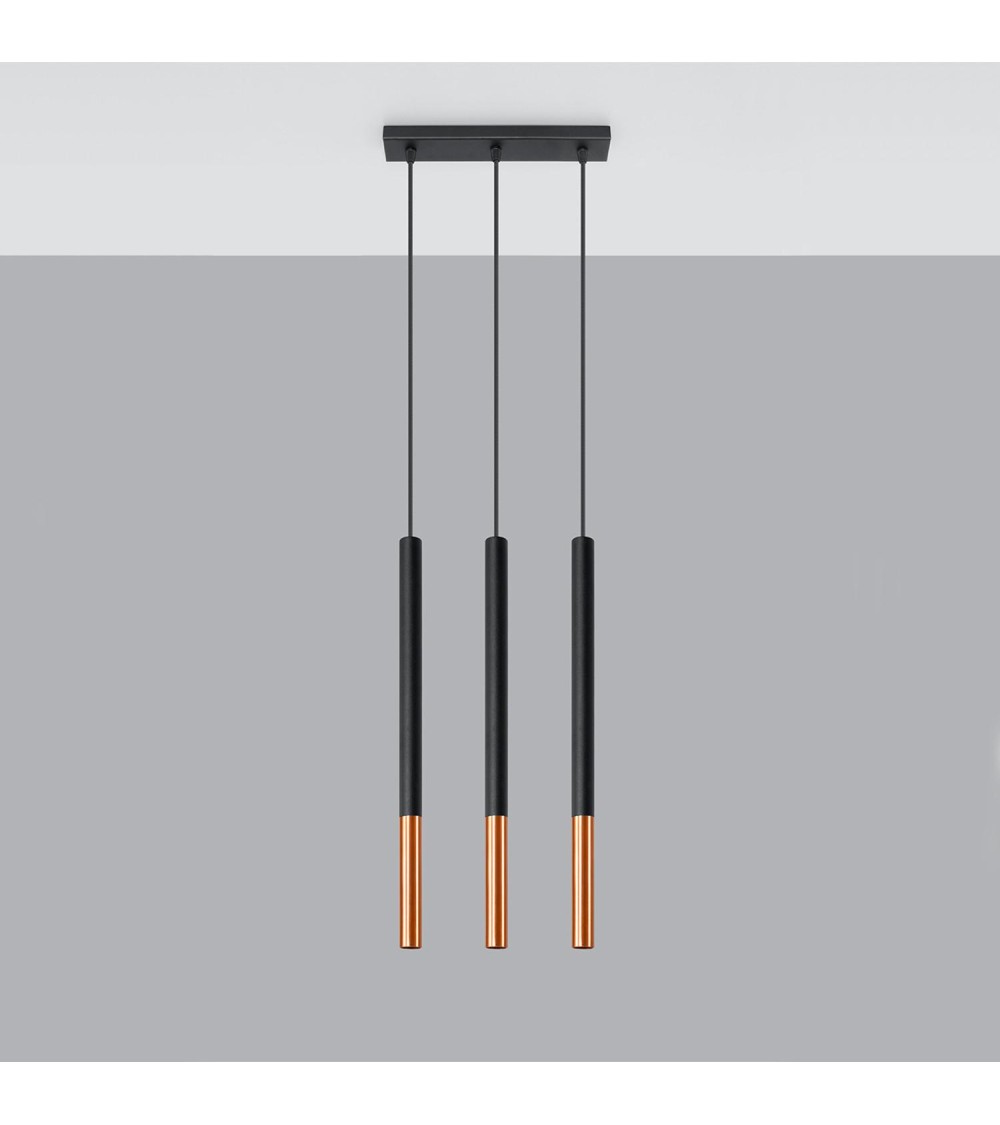 Suspension Métal Mozaica 3L SOLLUX - 96496 - vue 1