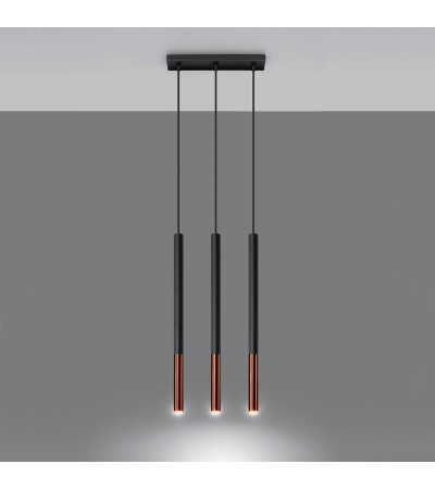 Suspension Métal Mozaica 3L SOLLUX - 96496 - vue 2
