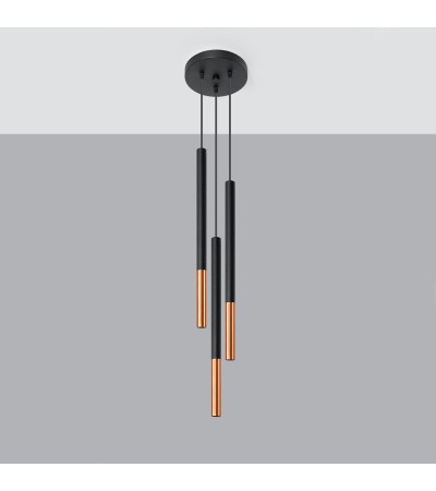 Suspension Métal Mozaica 3P  SOLLUX