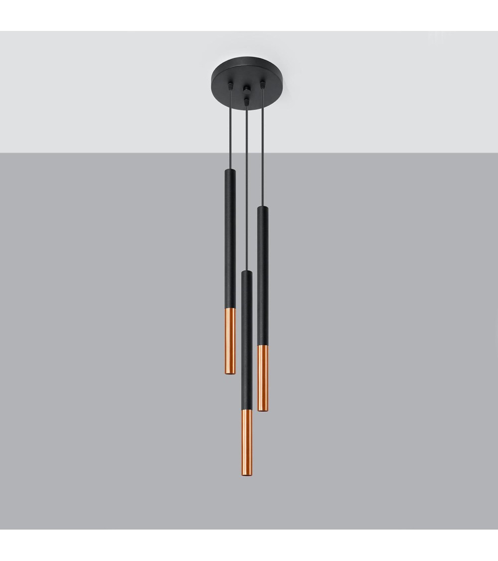 Suspension Métal Mozaica 3P SOLLUX - 96502 - vue 1