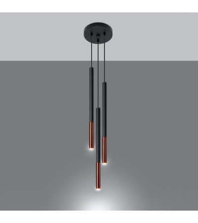 Suspension Métal Mozaica 3P SOLLUX - 96502 - vue 2