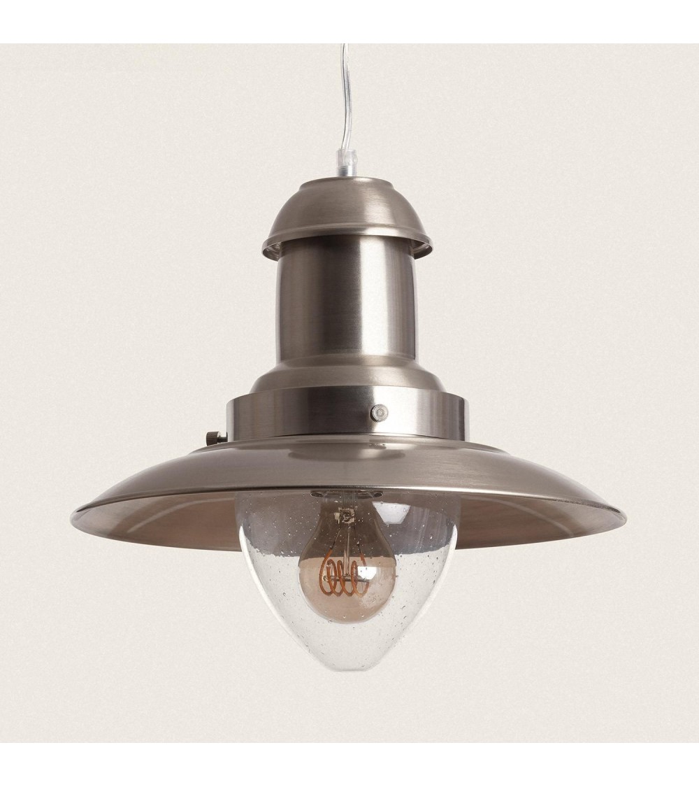 Suspension Nickel Satiné Fisherman - 101283 - vue 1