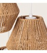 Suspension Papier Tressé Trilla 3 Spots - 90236 - vue 2