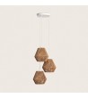 Suspension Papier Tressé Trilla 3 Spots - 90236 - vue 3