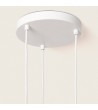 Suspension Papier Tressé Trilla 3 Spots - 90236 - vue 7