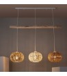 Suspension Rotin et Bois Linfen - 73973 - vue 6