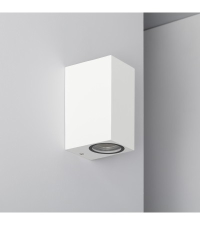 Applique Murale Extérieure Aluminium Miseno Blanche Éclairage Double Face