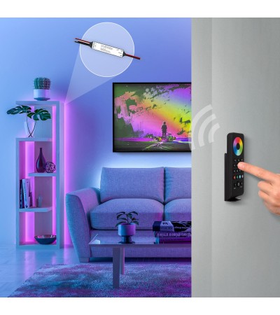 Télécommande RGB/RGBW SKYDANCE RS9 pour Contrôleur RF - 70902 - vue 2
