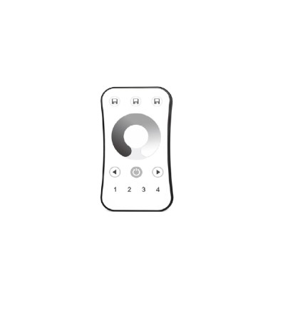 Télécommande Monochrome 4 Zones SKYDANCE R6 pour Contrôleur et Régulateur RF - 71009 - vue 3