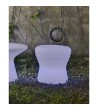 Tabouret LED RGBW Corfu 40 Solar + Baterry Smarttech - 88894 - vue 4