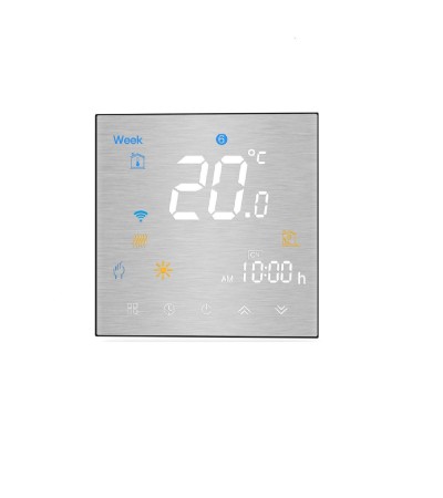 Thermostat WiFi Programmable Métallique pour Chauffage - 92151 - vue 3