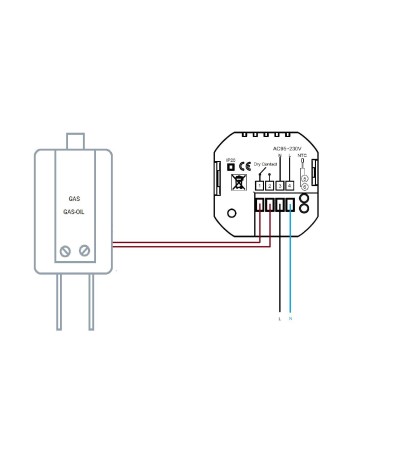 Thermostat WiFi Programmable Métallique pour Chauffage - 92151 - vue 7