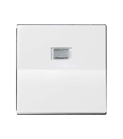 Touche Individuelle Blanche avec Voyant Lumineux SIMON 28 28011-30