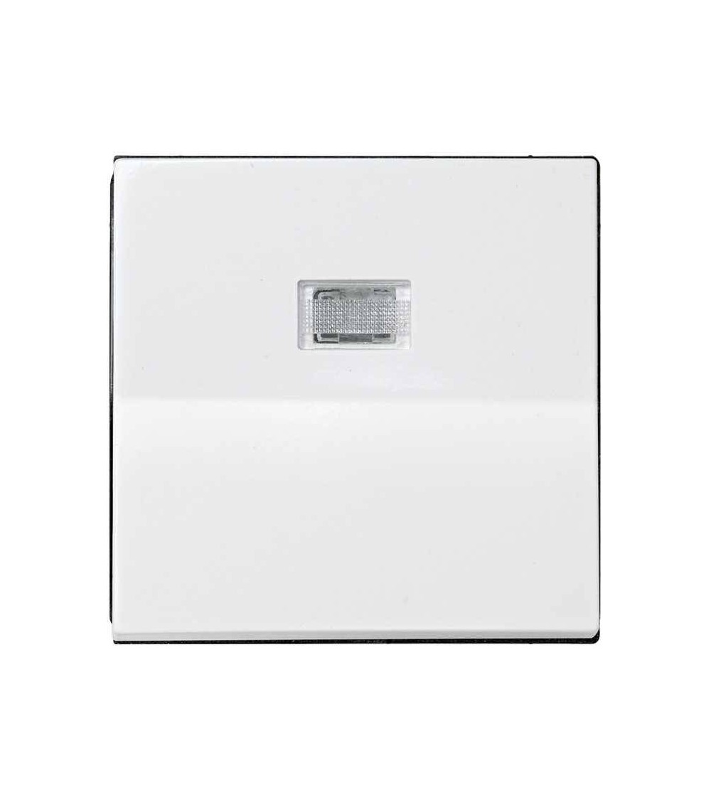 Touche Individuelle Blanche avec Voyant Lumineux SIMON 28 28011-30 - 91749