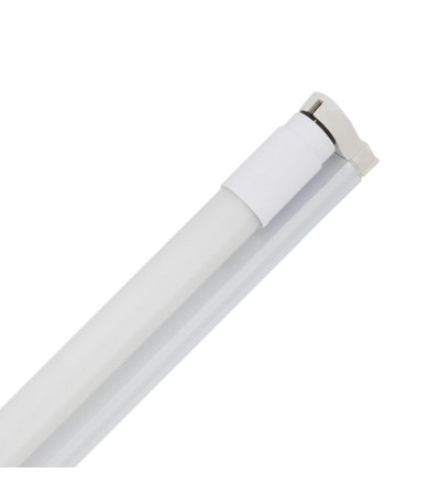 Tube LED 60cm T8 G13 9W 140lm/W Nano PC + Réglette