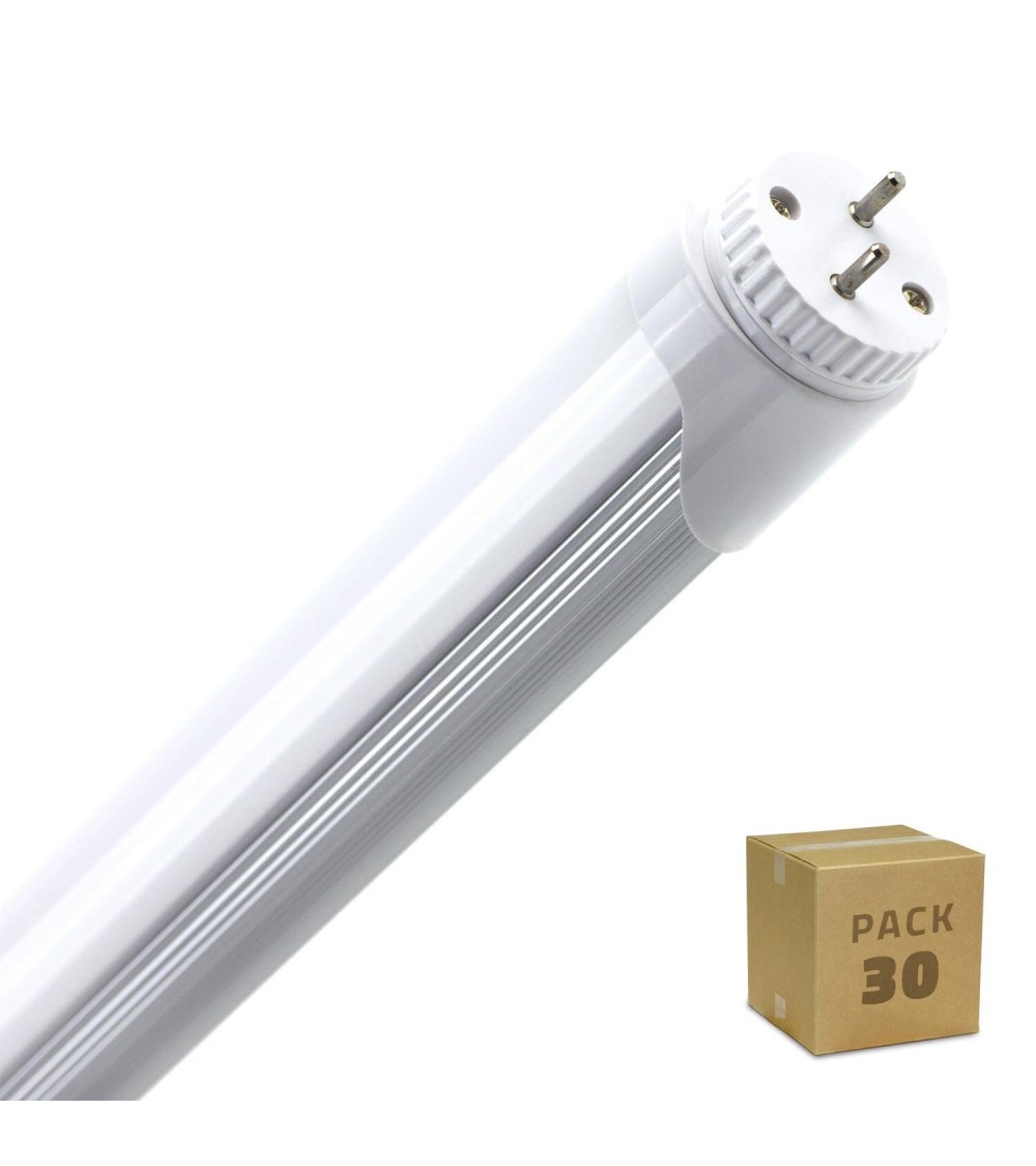 Tube LED T8 G13 150 cm Aluminium Connexion Latérale 182W 120lm/W (Pack 30 un) - 122366 - vue 1