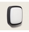 Applique Murale Extérieure LED 12W Éclairage Carré Noire Beilen - 114463 - vue 1