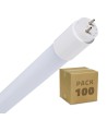 Tube LED T8 G13 Nano 60cm Connexion Latérale 9W 130lm/W Blanc Neutre (Pack 100 unités) - 100242 - vue 1