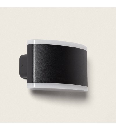 Applique Murale Extérieure LED 12W Éclairage Rectangulaire Noire Bertol - 114482 - vue 1