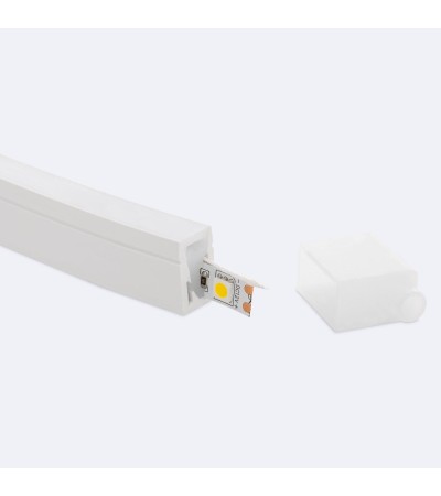 Profilé Néon SFLEX 12x20 Courbe Latérale pour Rubans LED IP20 jusqu'à 11 mm
