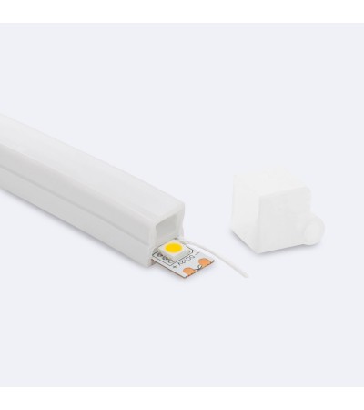Profilé Néon SFLEX 12x12 Courbe Verticale pour Rubans LED IP20 jusqu'à 8 mm