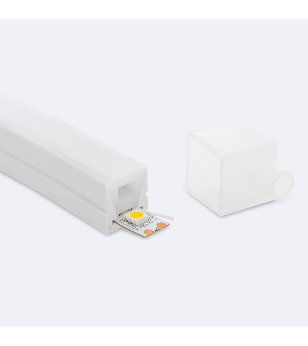 Profilé Néon SFLEX 16x16 Courbe Verticale pour Rubans LED IP20 jusqu'à 8 mm - 106581 - vue 1