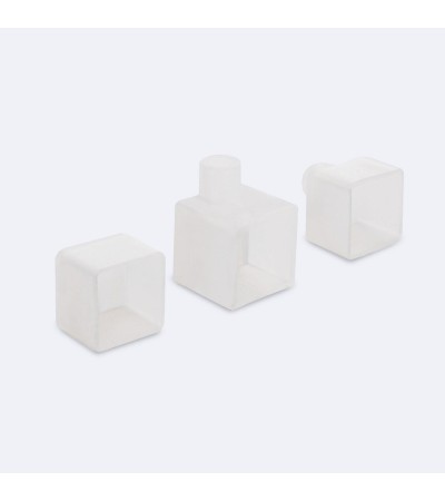 Profilé Néon SFLEX 16x16 Courbe Verticale pour Rubans LED IP20 jusqu'à 8 mm - 106581 - vue 4