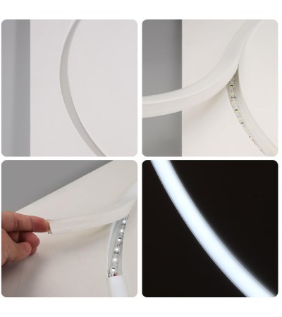 Profilé Néon SFLEX 25x14 Courbe Verticale pour Rubans LED IP20 jusqu'à 15 mm - 106295 - vue 5