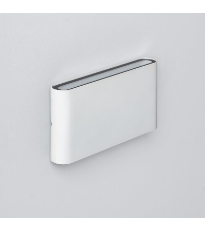 Applique Murale Extérieure  LED 12W Aluminium Rectangulaire Éclairage Double Face Luming Blanche