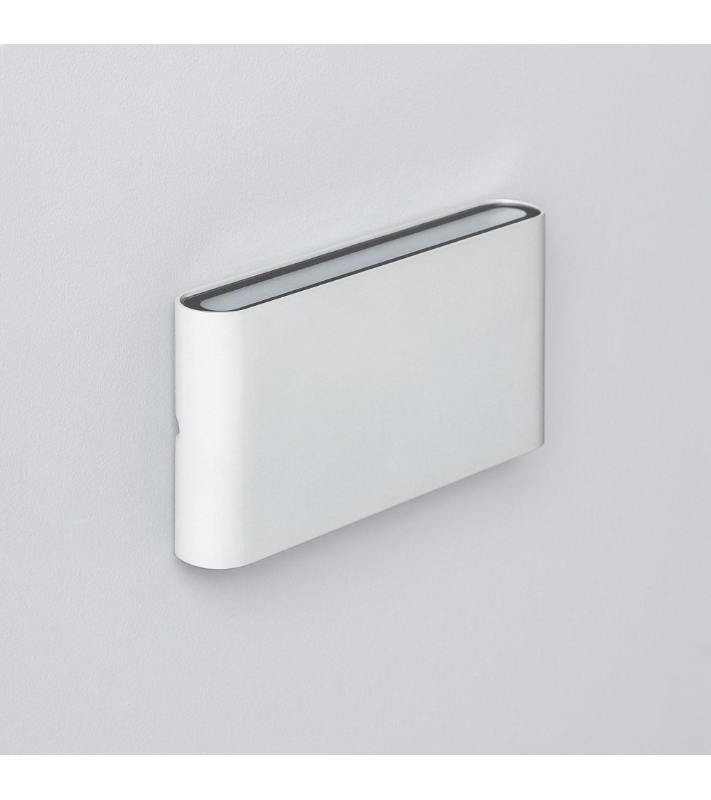 Applique Murale Extérieure LED 12W Aluminium Rectangulaire Éclairage Double Face Luming Blanche - 87672 - vue 1