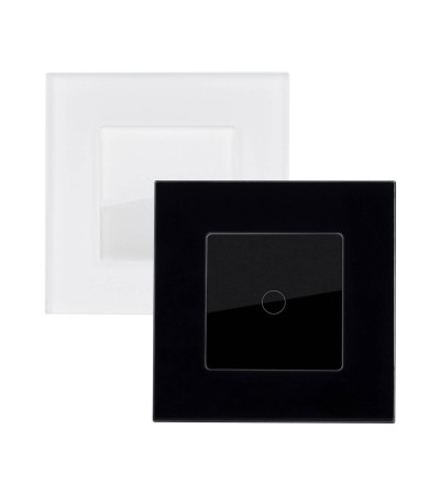 Va-et-Vient Tactile Simple avec Plaque Crystal Modern