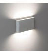 Applique Murale Extérieure LED 12W Aluminium Rectangulaire Éclairage Double Face Luming Blanche - 87672 - vue 4