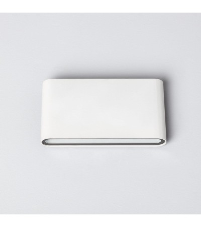 Applique Murale Extérieure LED 12W Aluminium Rectangulaire Éclairage Double Face Luming Blanche - 87672 - vue 5