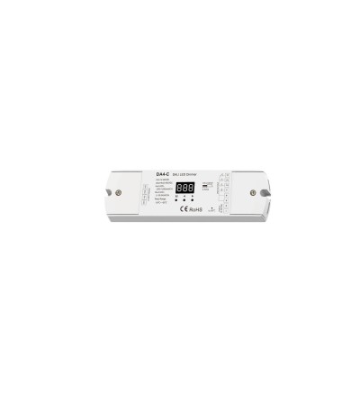 Driver DALI DT6/DT8 Sortie 3-45 V 4 Canaux 350-1200 mA SKYDANCE DA4-C - 109394 - vue 2
