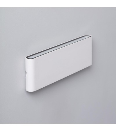 Applique Murale Extérieure LED 20W Aluminium Rectangulaire Eclairage Double Face Blanche