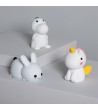 Veilleuse LED pour Enfant en Silicone RGB Dinosaure avec Batterie - 97601 - vue 1